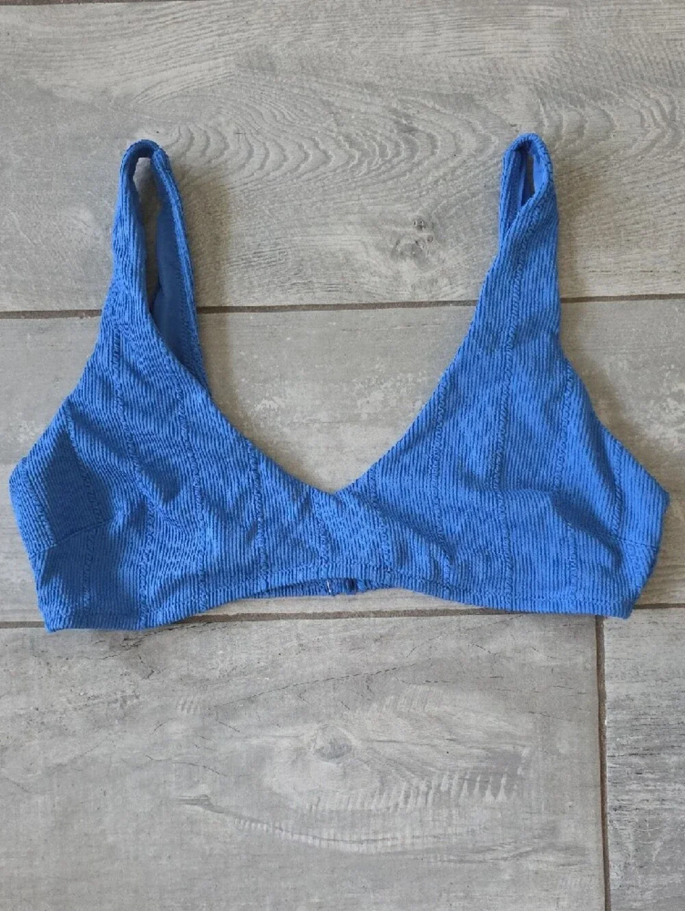 Aerie Blue Ribbed Bikini Set - Picture 2 of 9